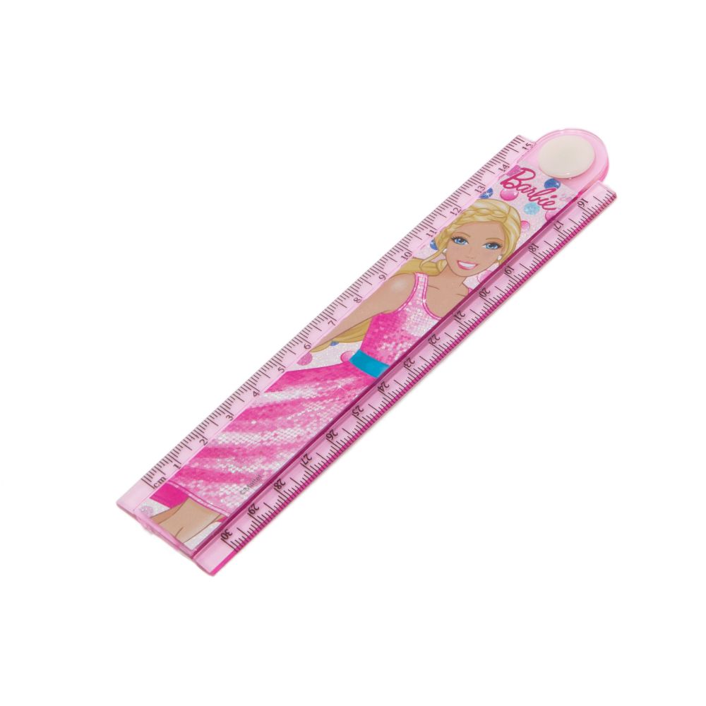 Rigla extensibila 30 cm - Barbie