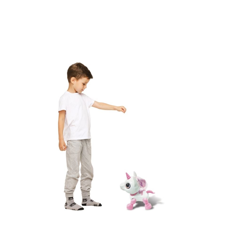 Jucarie interactiva cu lumini si sunete, Lexibook, Power Unicorn Mini