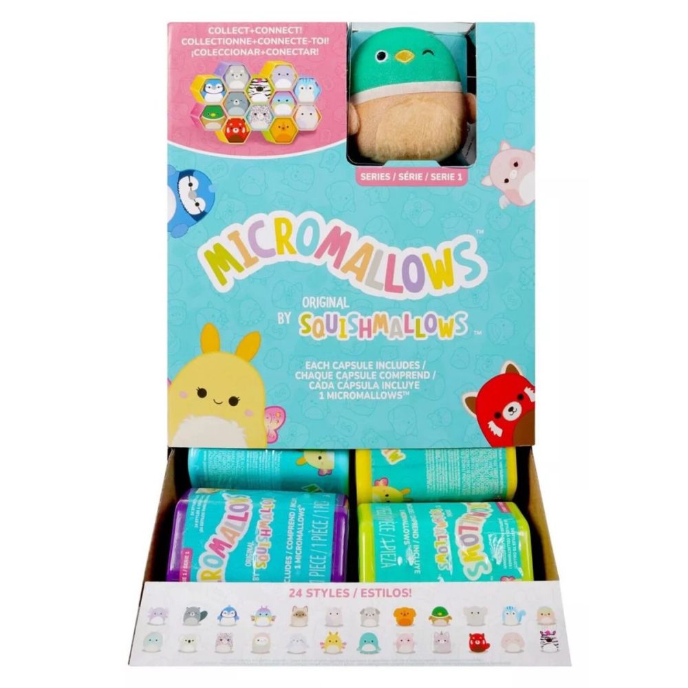 Jucarie de plus surpriza, Squishmallows, Micromallows, S1 
