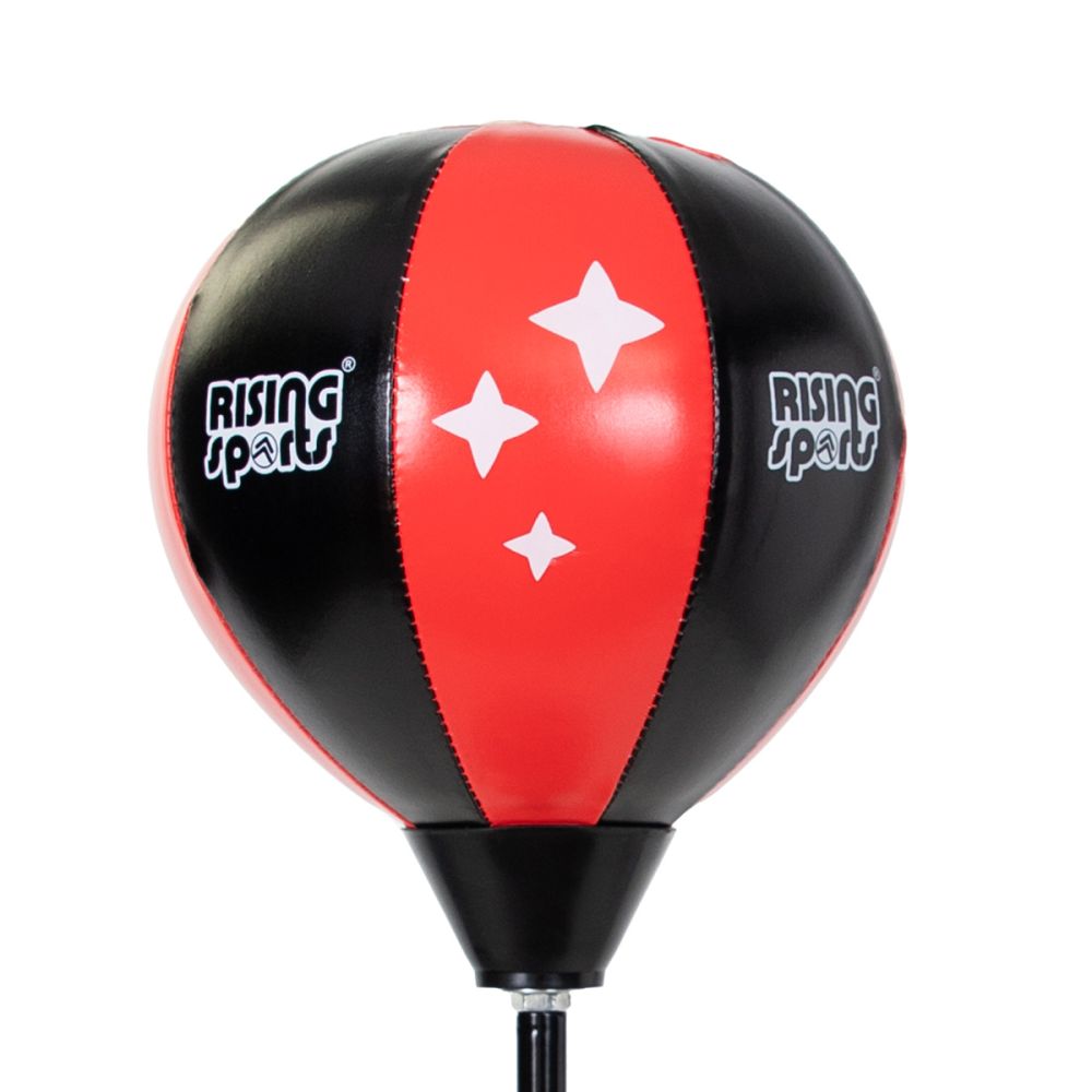 Set de box minge cu stand reglabil si manusi, Rising Sports, 80-110 cm