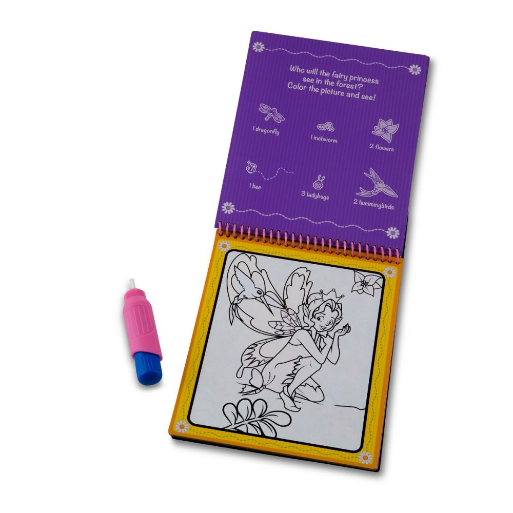 Set 4 planse de colorat cu apa, Melissa & Doug, Fairy Tale, 6074889