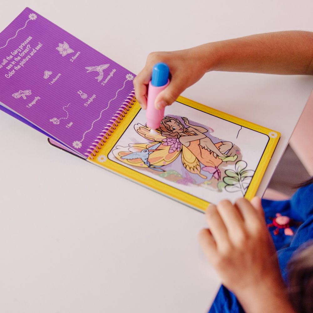 Set 4 planse de colorat cu apa, Melissa & Doug, Fairy Tale, 6074889