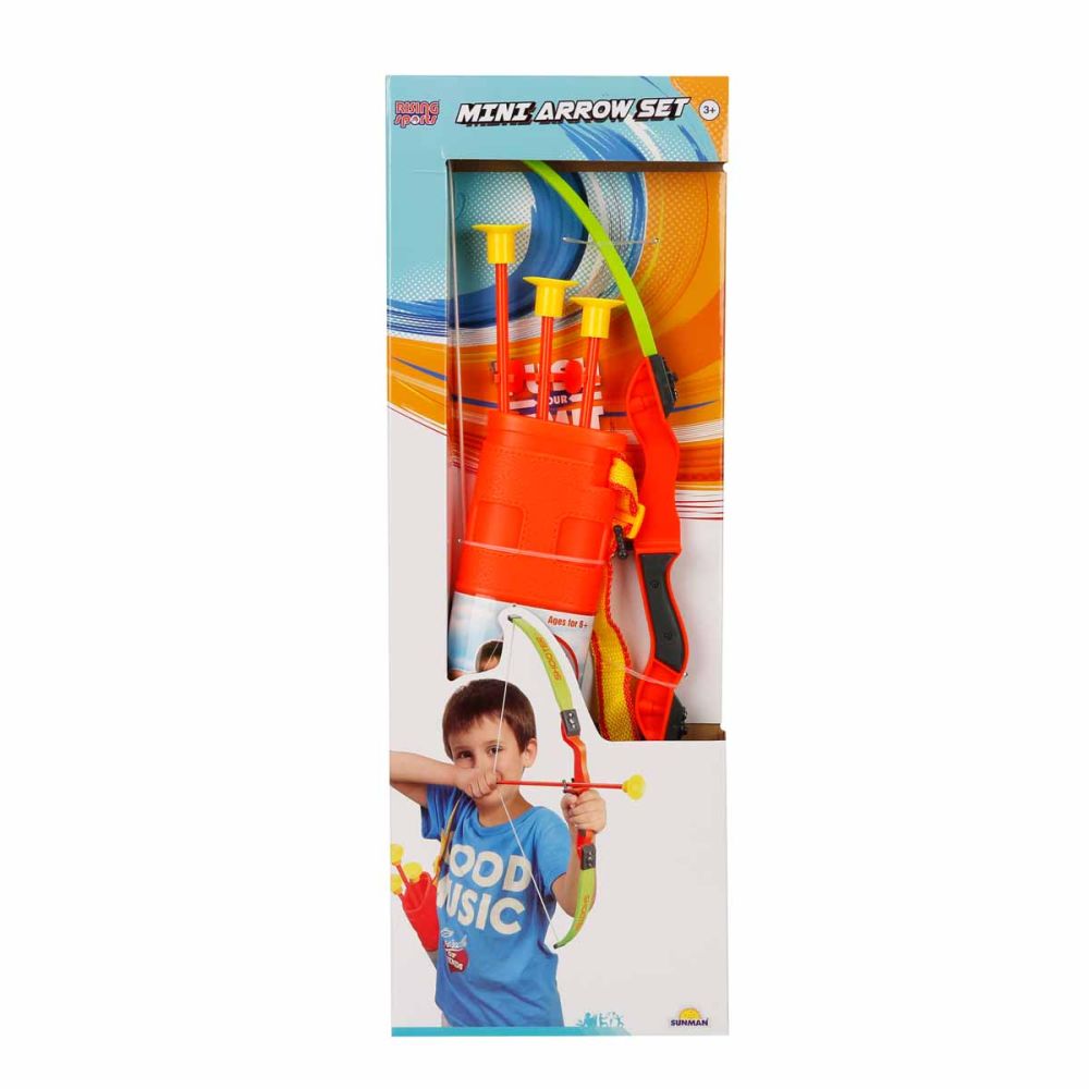 Arc cu 3 sageti si suport, Rising Sports