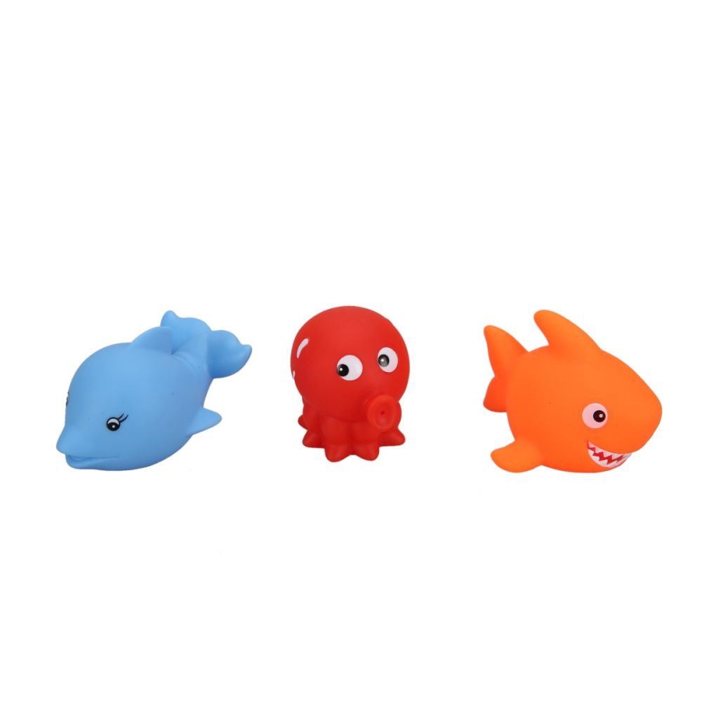 Set de 3 jucarii de baie, Banyo Saaty, Animale de mare