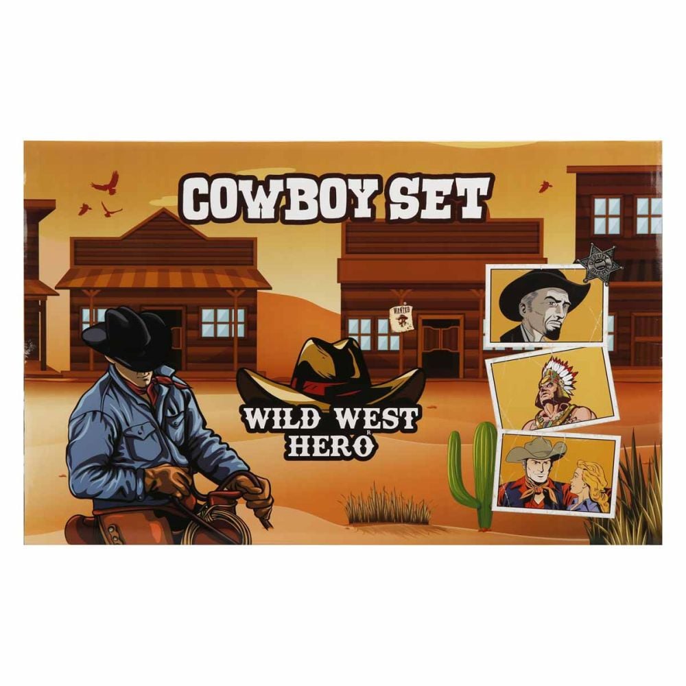 Set cowboy cu pusca si accesorii, Wild West Hero