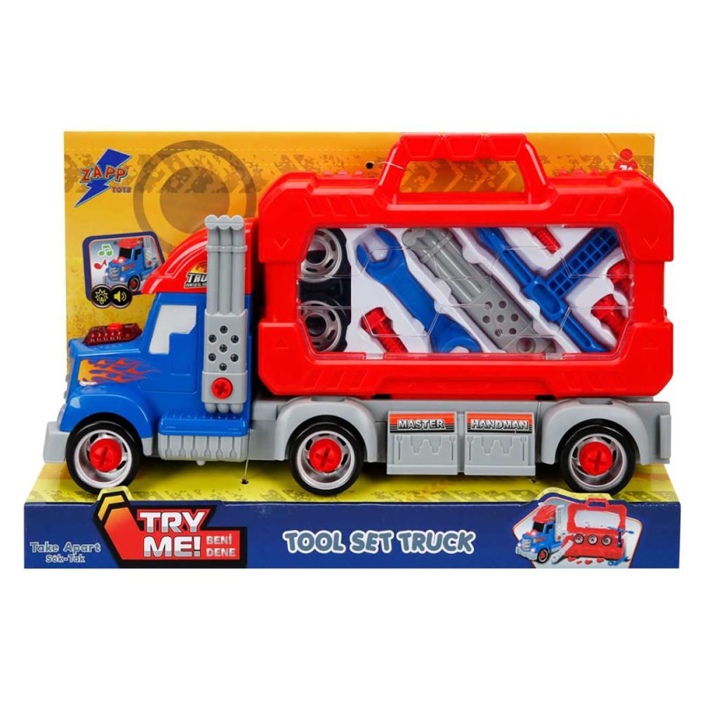 Set de joaca, camion cu trusa de scule, Zapp Toys