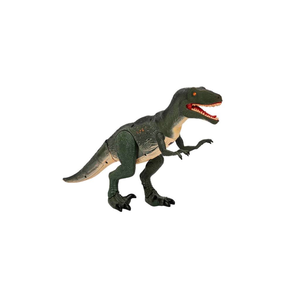 Figurina Dinozaur cu telecomanda, Crazoo, Verde