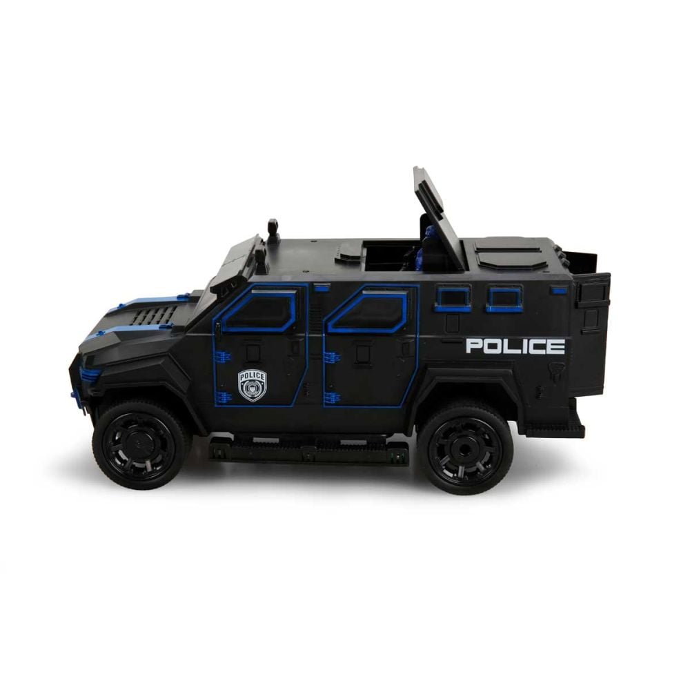 Masina de politie cu telecomanda, Suncon, 1:16, Albastru