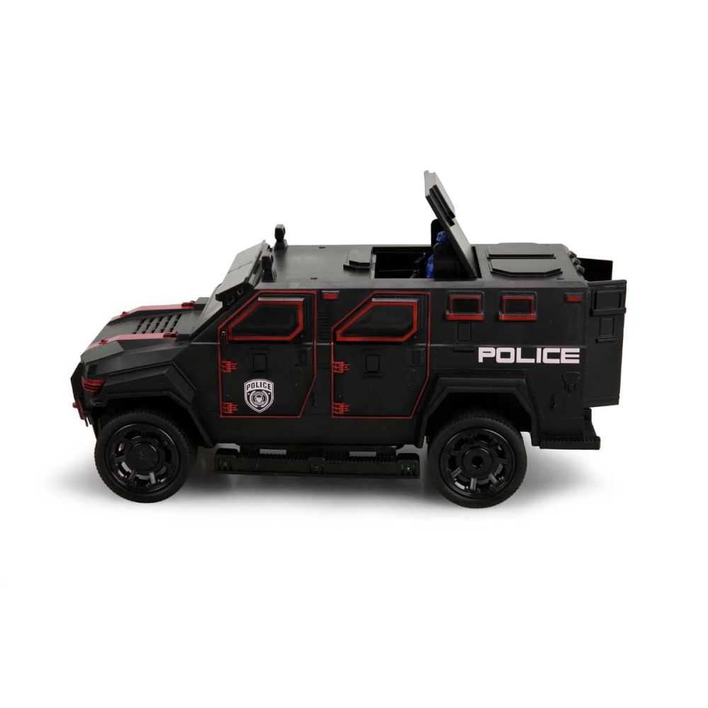 Masina de politie cu telecomanda, Suncon, 1:16, Rosu