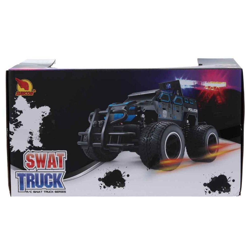Masinuta cu telecomanda, Suncon, Swat Truck, 1:12, Albastru