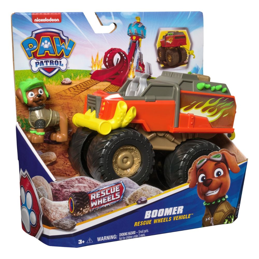 Vehicul cu figurina Boomer, Paw Patrol, Rescue Wheels, 6070318