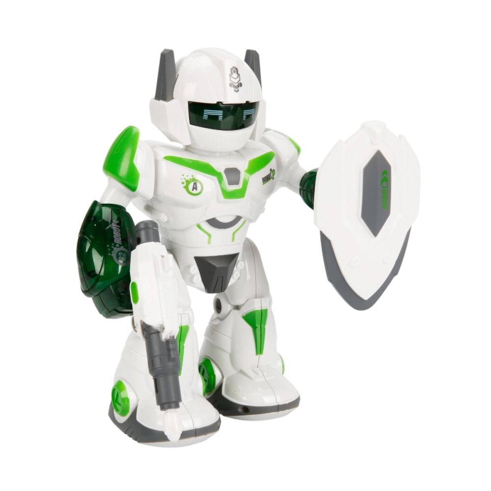 Robot cu lumini si sunete, Fighter, 22 cm