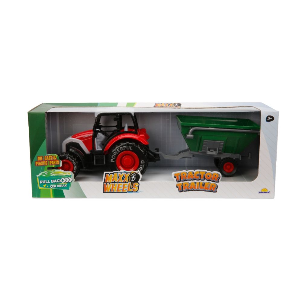 Tractor cu remorca, Maxx Wheels, Farm Word Powerful