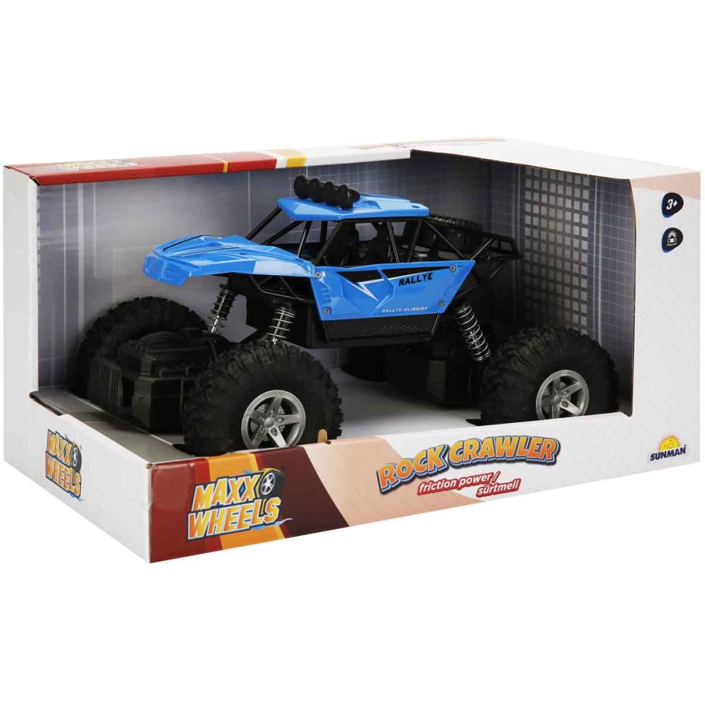 Masinuta Off Road, Maxx Wheels, Rock Crawler, Albastru