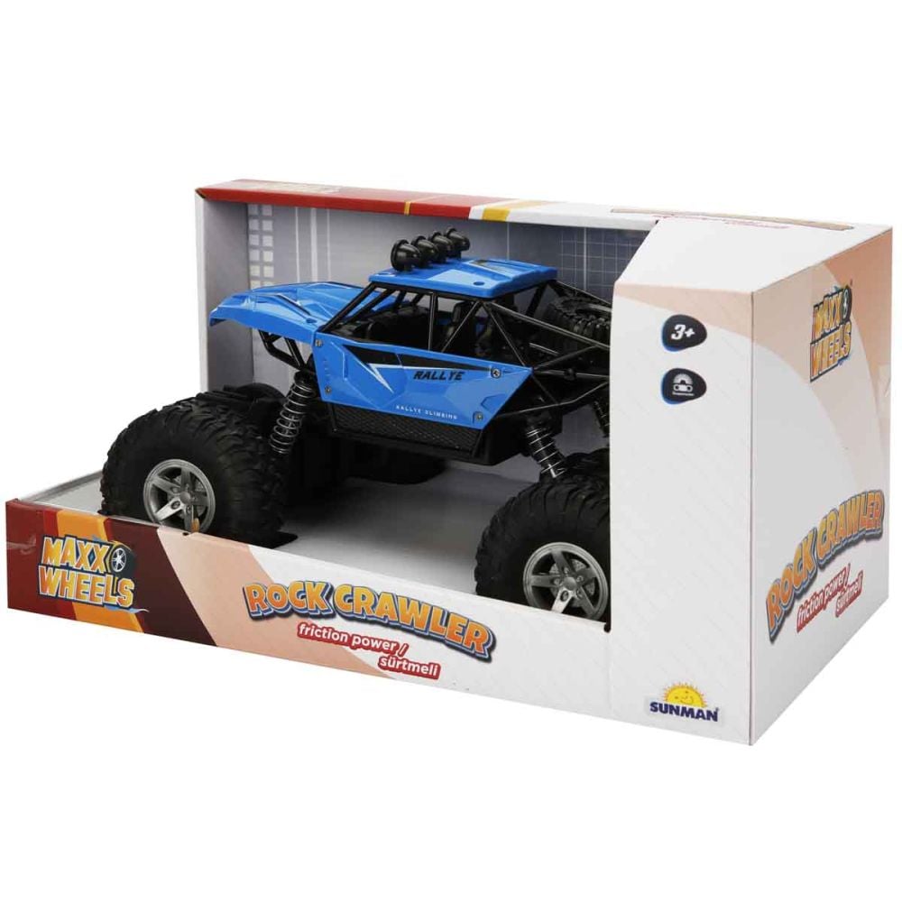 Masinuta Off Road, Maxx Wheels, Rock Crawler, Albastru