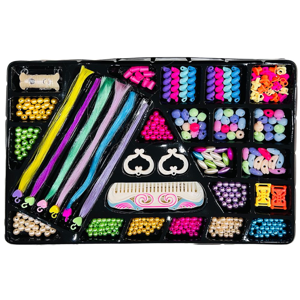Set margele si extensii pentru par, Pretty Pinky