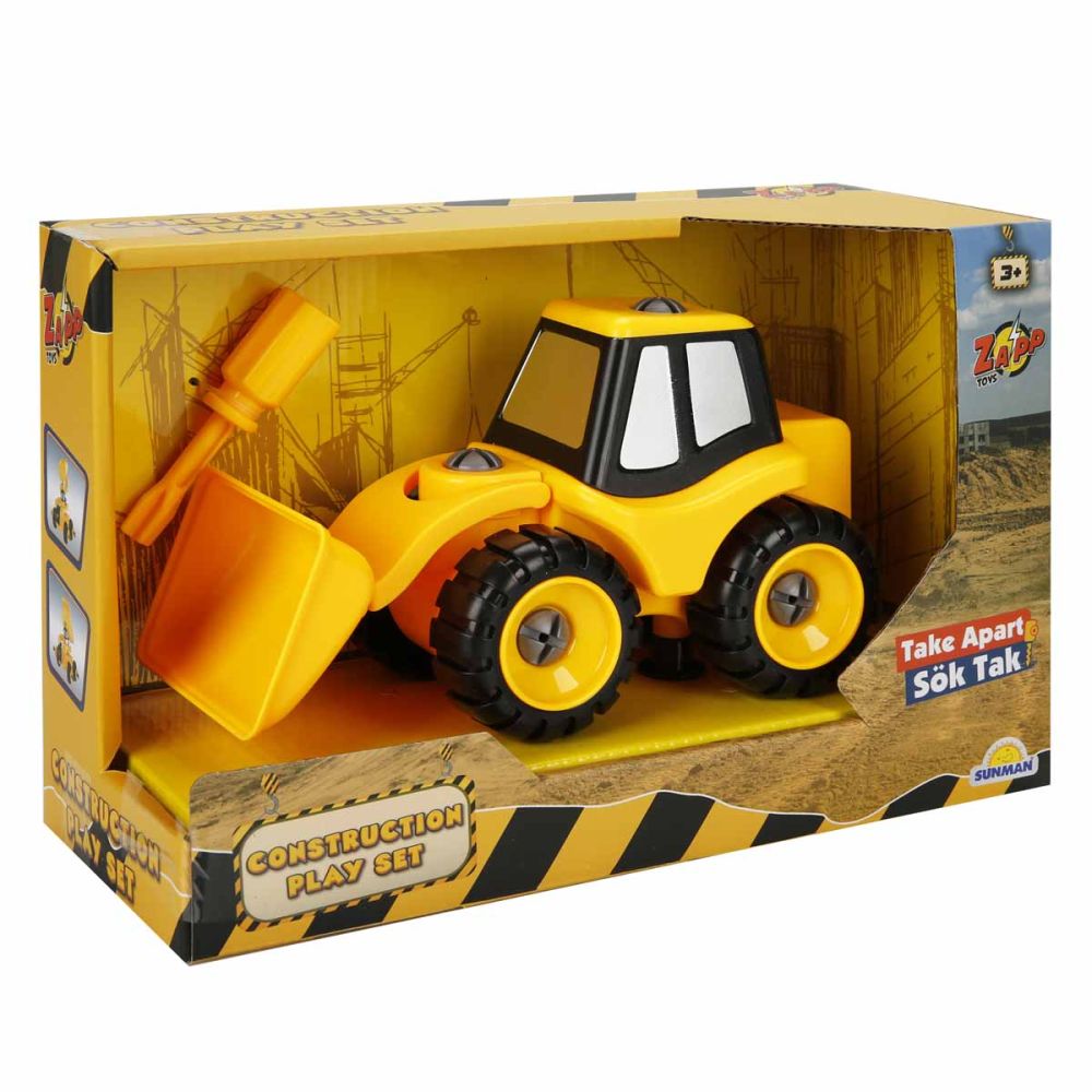 Vehicul de constructie cu surubelnita, Zapp Toys, Buldozer