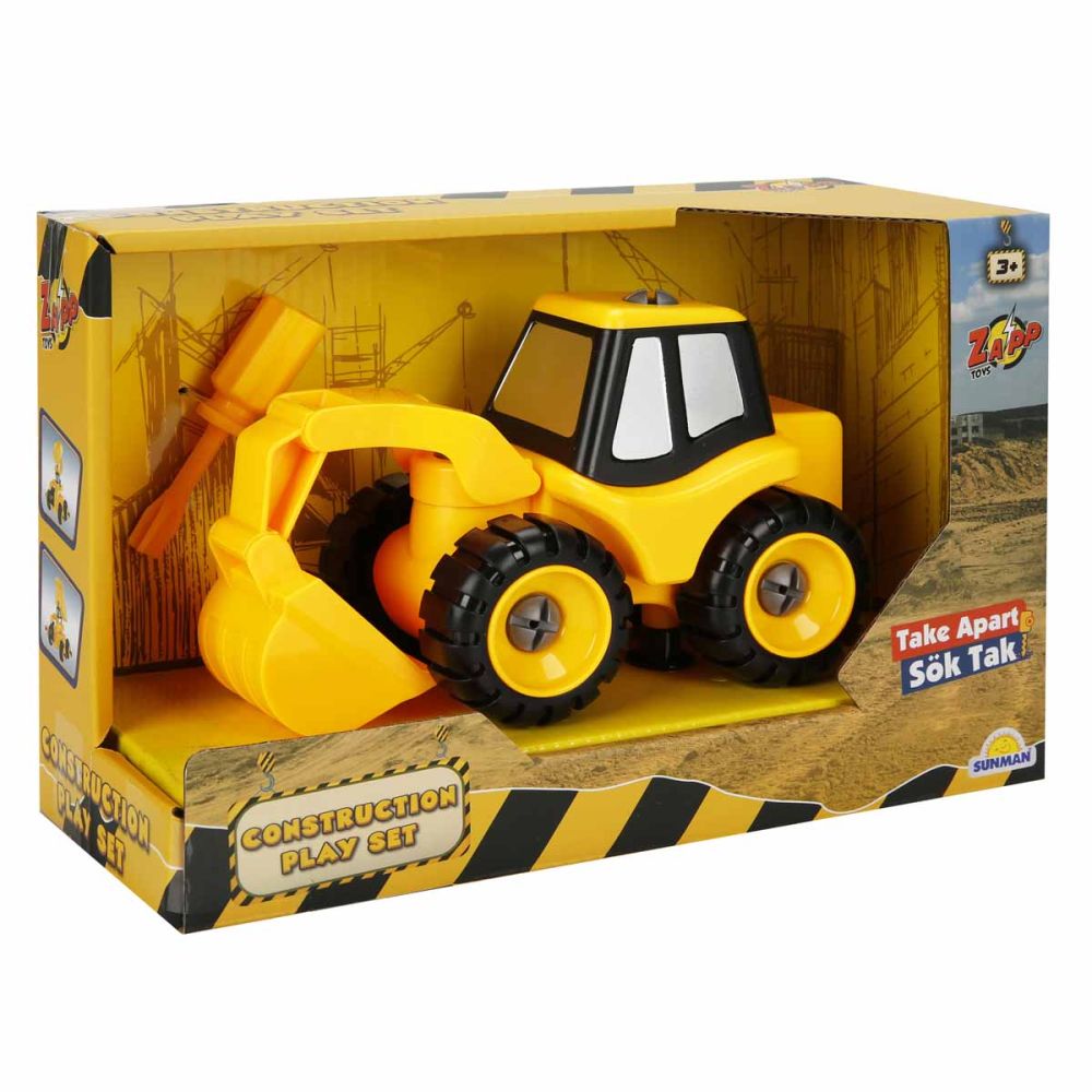 Vehicul de constructie cu surubelnita, Zapp Toys, Excavator