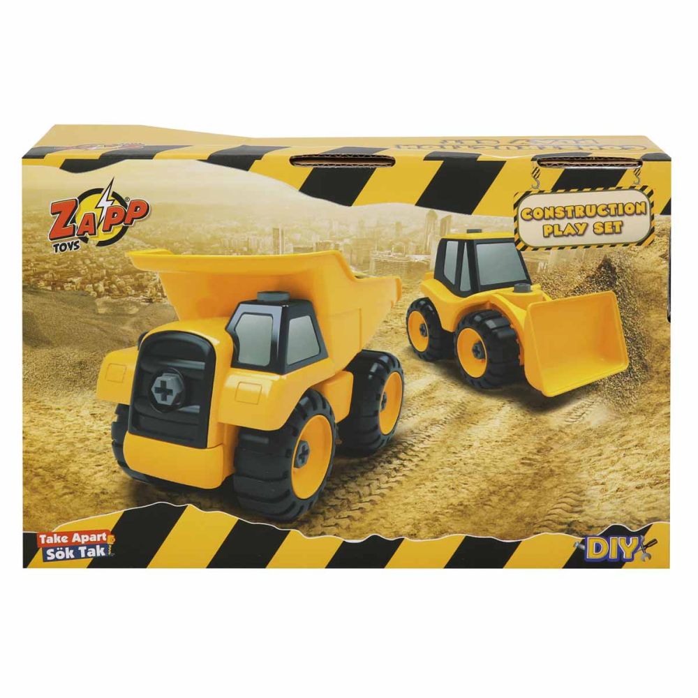 Vehicul de constructie cu surubelnita, Zapp Toys, Excavator