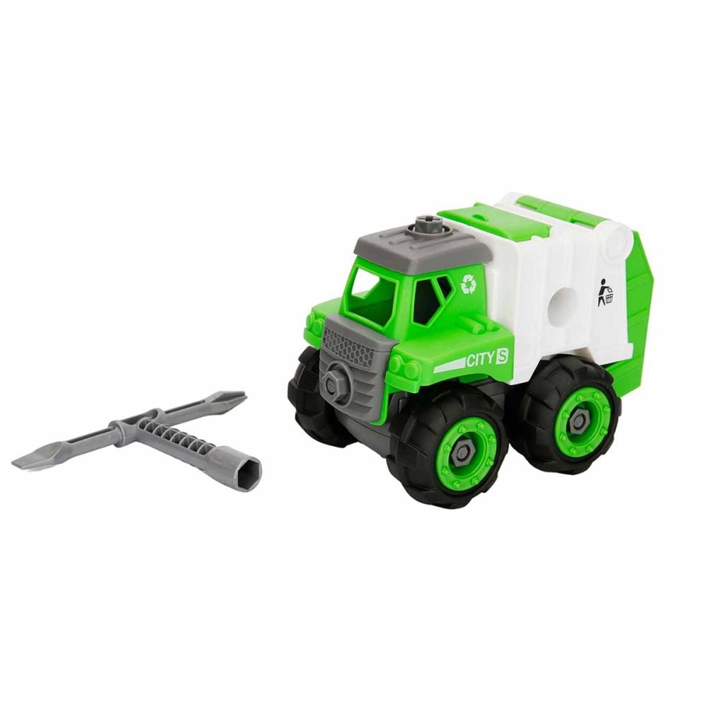 Masina de reciclare si surubelnita, Zapp Toys, 16 cm