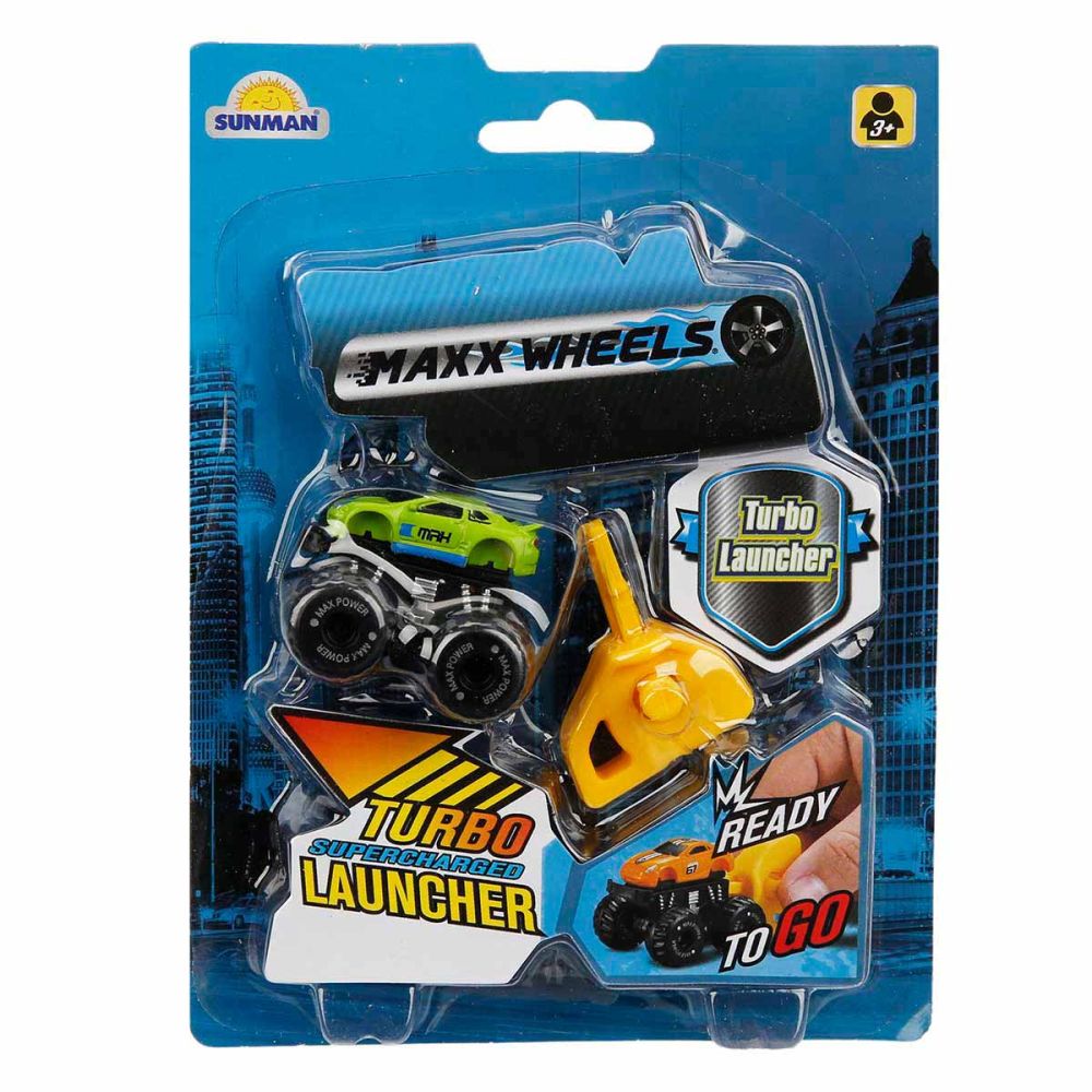 Masinuta cu lansator, Maxx Wheels, Turbo Launcher Supercharged