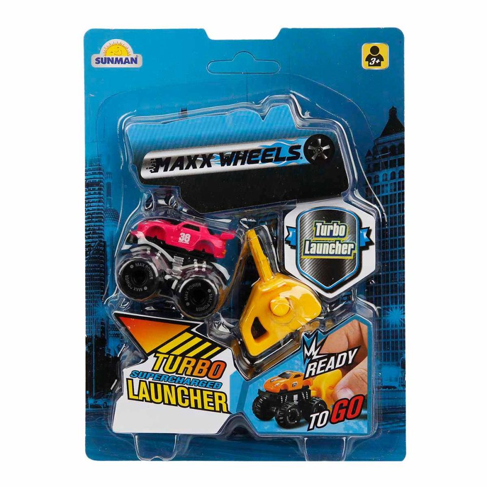Masinuta cu lansator, Maxx Wheels, Turbo Launcher Supercharged