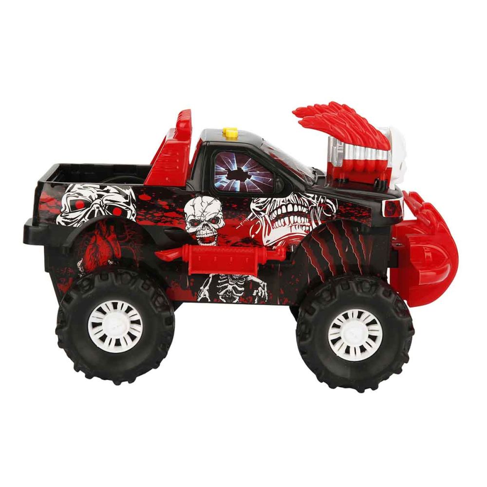 Masina de teren cu Lumini si Sunete, Maxx Wheels, Rosu, 30 cm