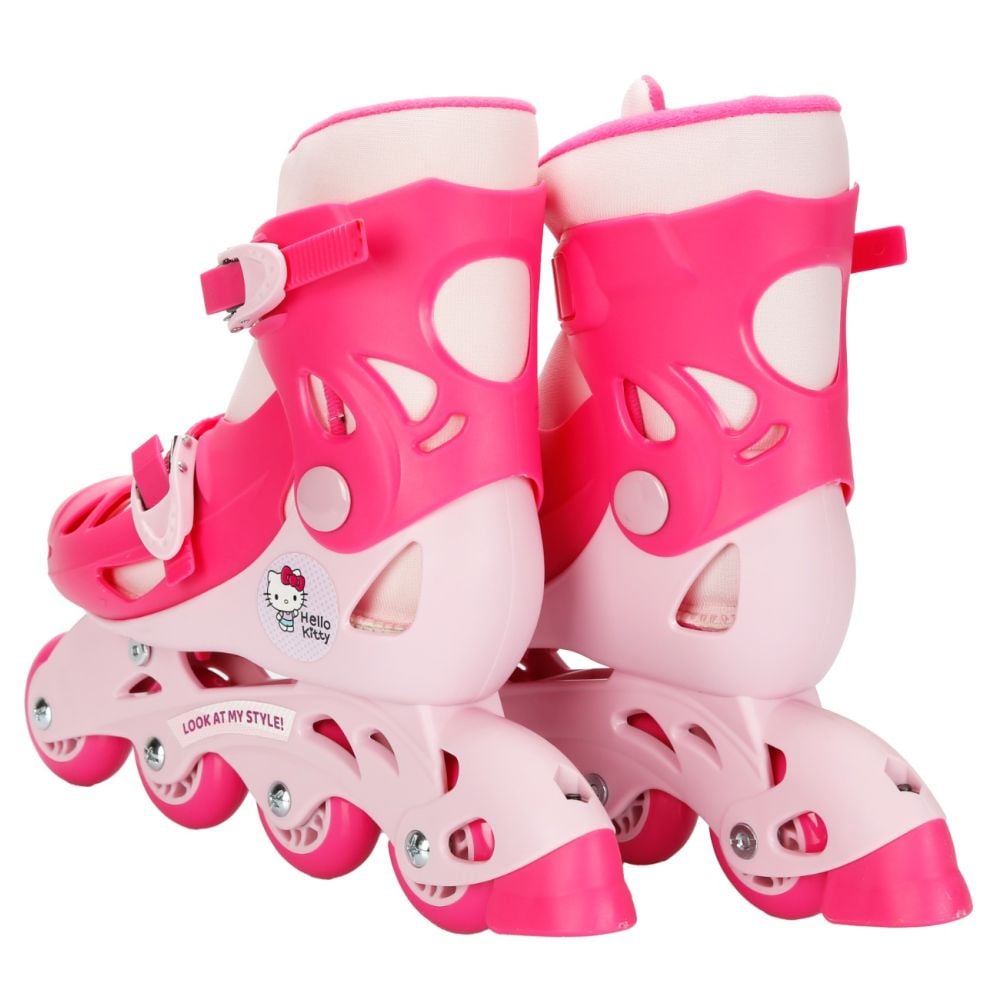 Role reglabile, Rising Sports, Hello Kitty, Marime 34-37, Roz