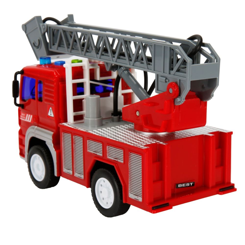Camion de pompieri cu scara, Cool Machines, 20 cm