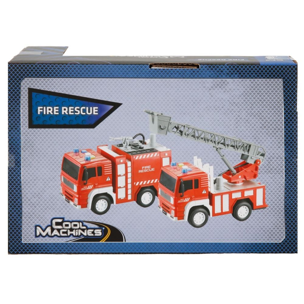 Camion de pompieri cu rezervor de apa, Cool Machines, 20 cm