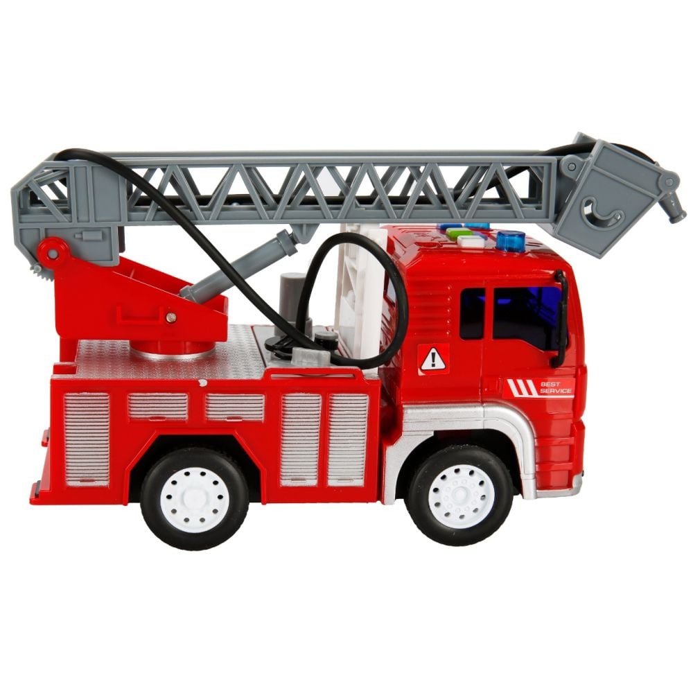 Camion de pompieri cu scara, Cool Machines, 20 cm