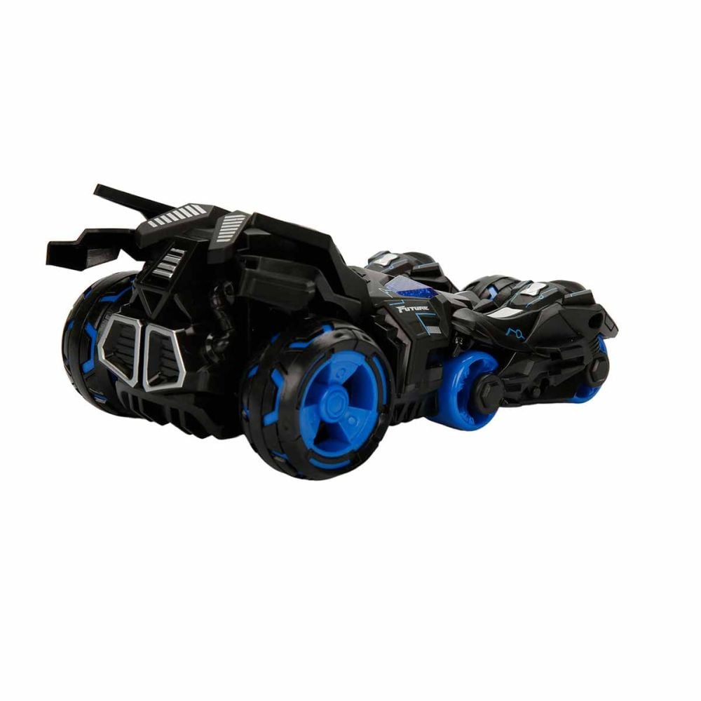 Masina cu lansator de motociclete, Maxx Wheels, Catapult Car 3in1, Albastru