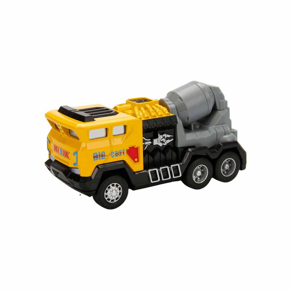 Vehicul de constructie cu betoniera, Maxx Wheels, Galben