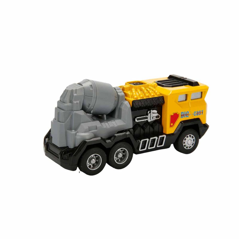 Vehicul de constructie cu betoniera, Maxx Wheels, Galben