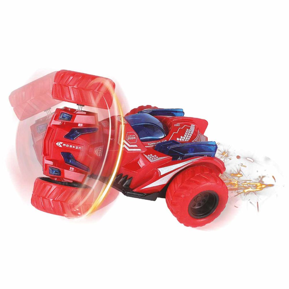 Masina de teren cu rotatie 360 grade, Maxx Wheels, Rosu