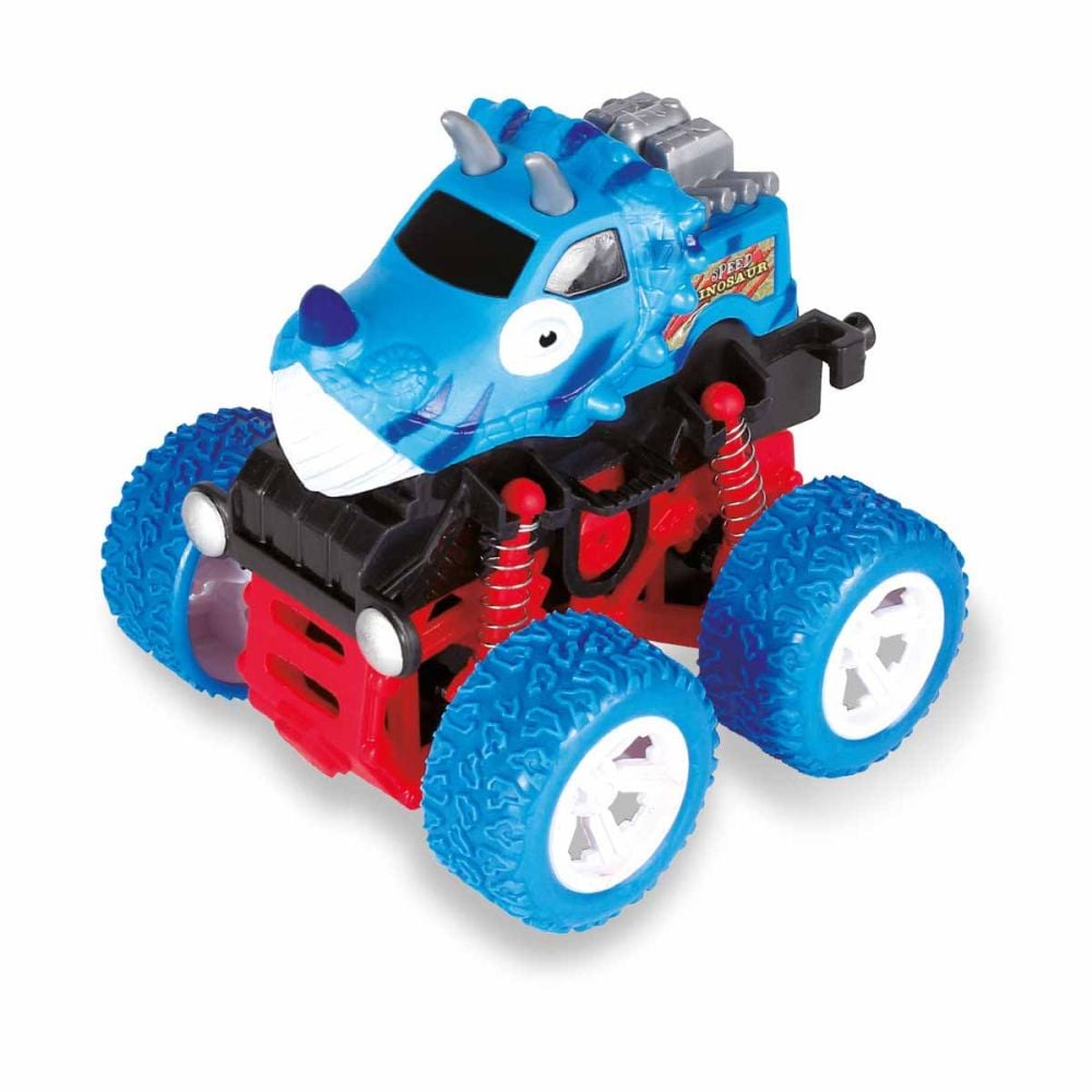 Masina Off Road, Maxx Wheels, Speed Dinosaur, Albastru