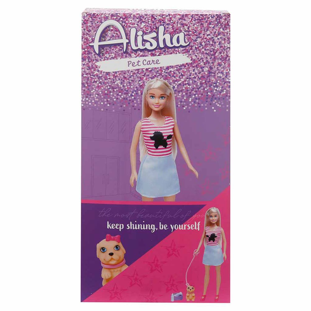 Papusa Alisha, Doctor veterinar cu accesorii, Bleu