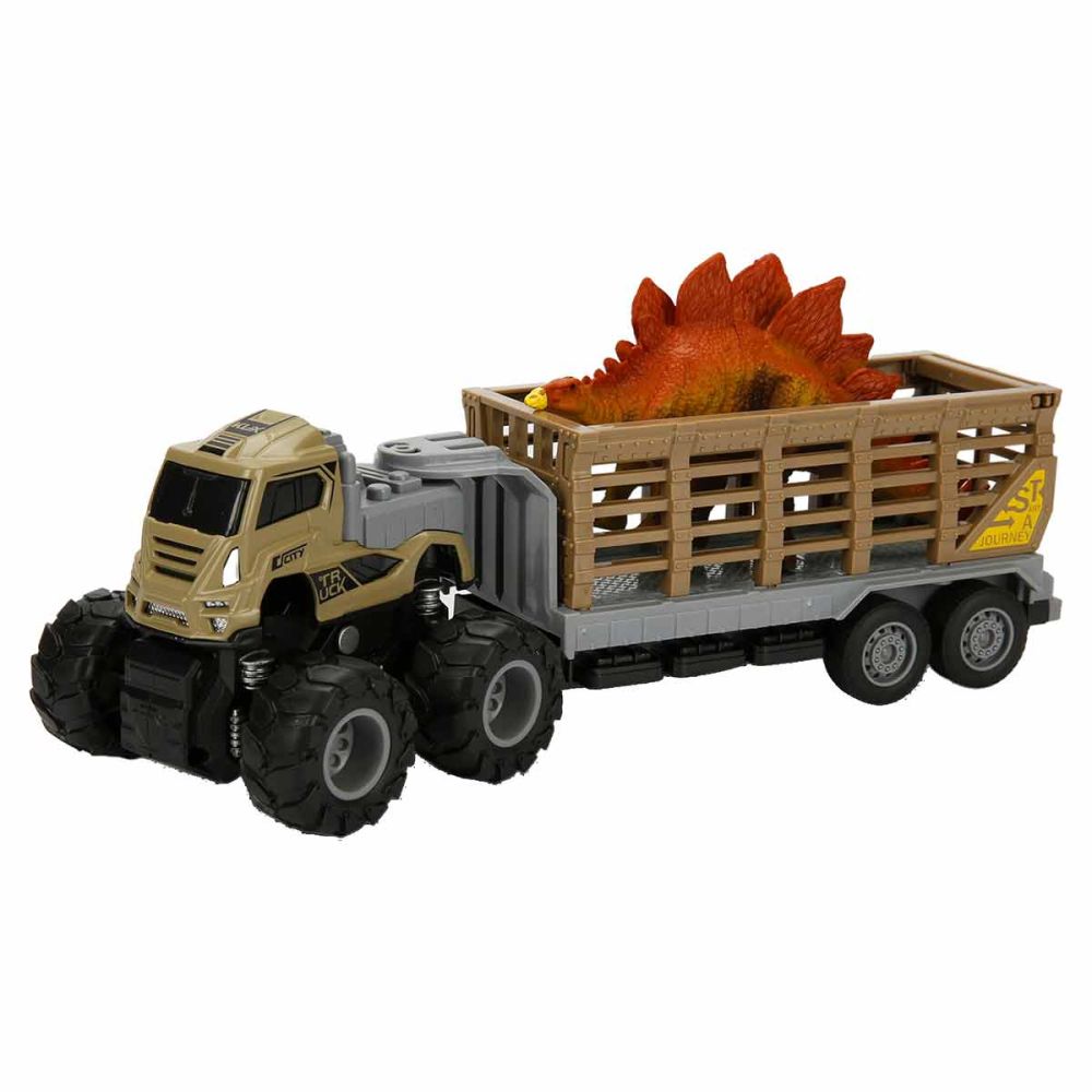 Camion pentru transportat dinozauri, Crazoo, 26 cm