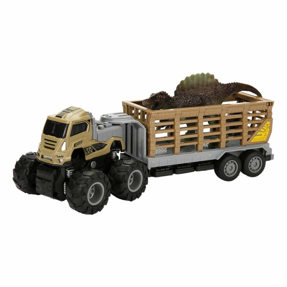 Camion pentru transportat dinozauri, Crazoo, 26 cm