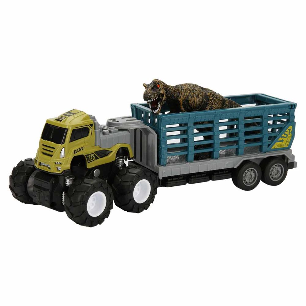 Camion pentru transportat dinozauri, Crazoo, 26 cm