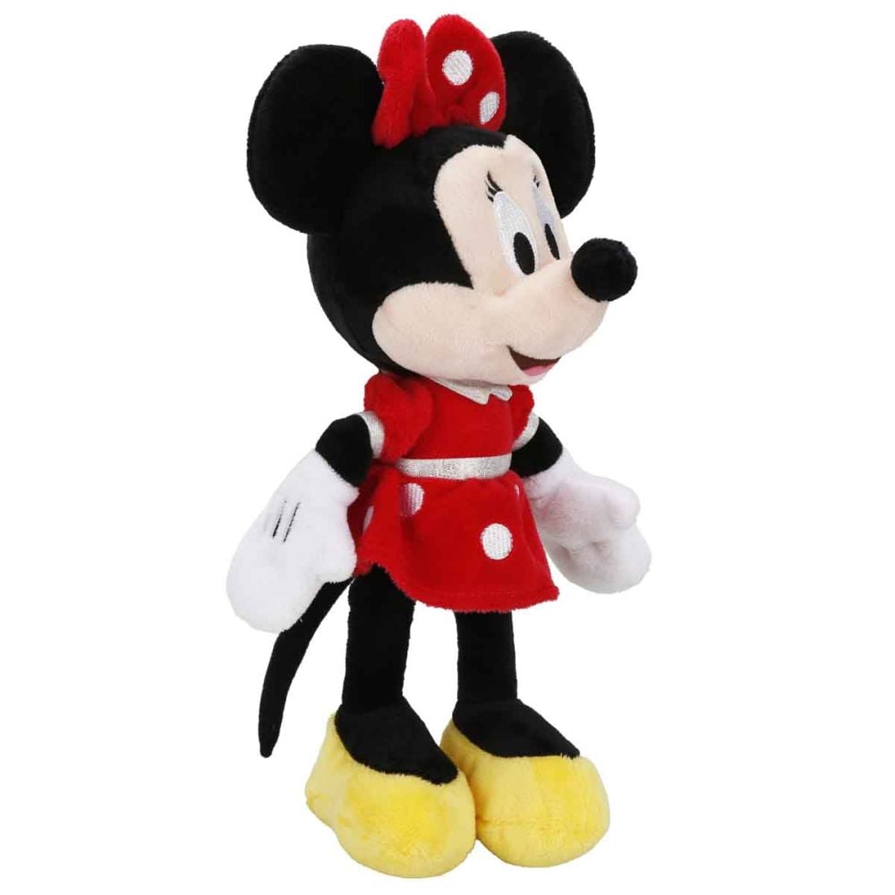 Jucarie de plus, Disney Minnie Mouse Red Dress, 30 cm | Noriel