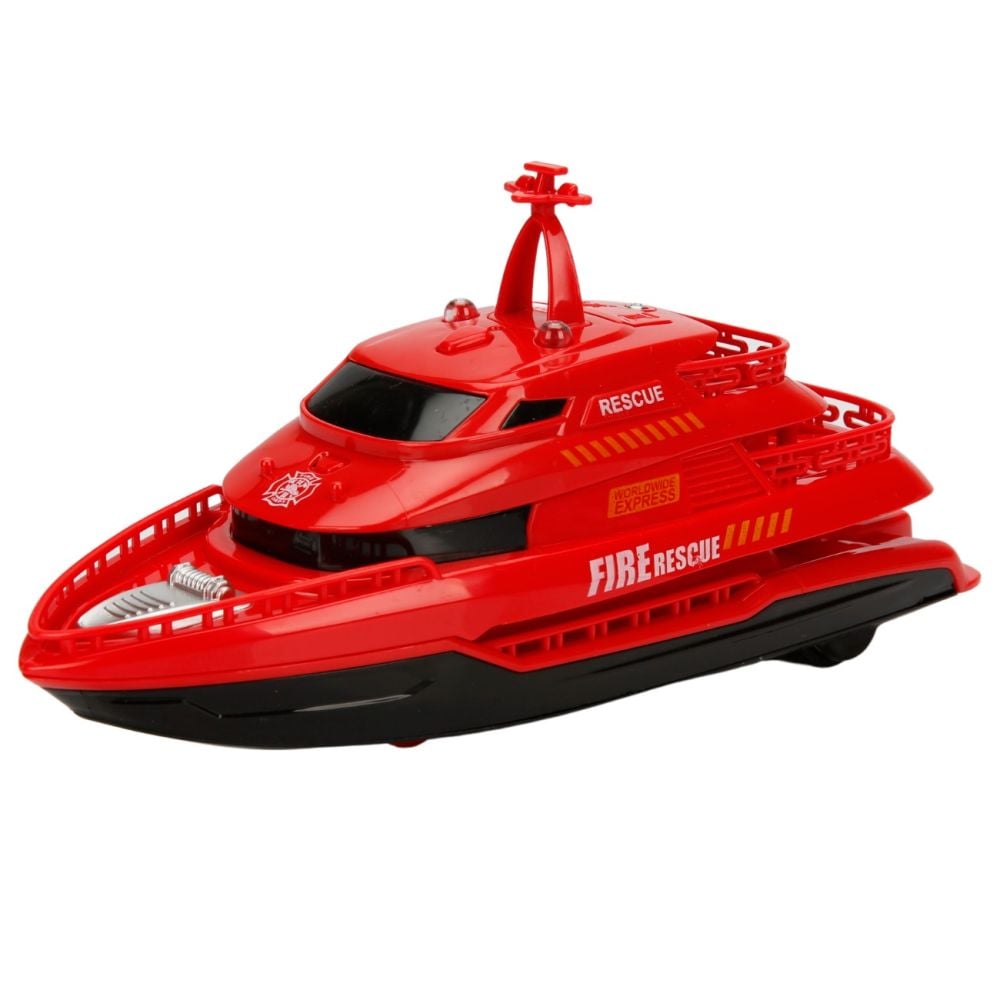 Vehicul de interventie pe mare cu lumini si sunete, Cool Machines, Rosu