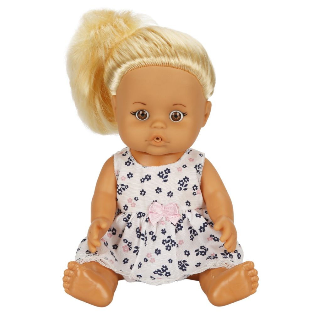 Papusa bebelus Boubou, Cu par blond, 30 cm