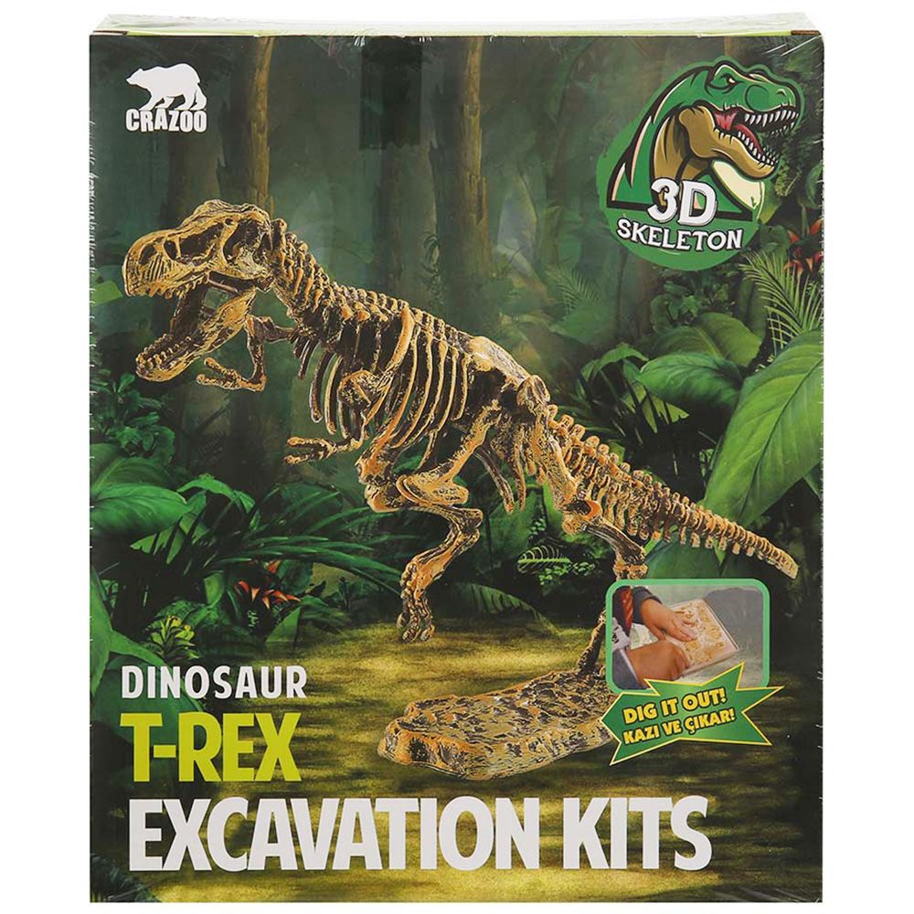 Kit arheologic, 3D Skeleton, Sapa si descopera un T-Rex