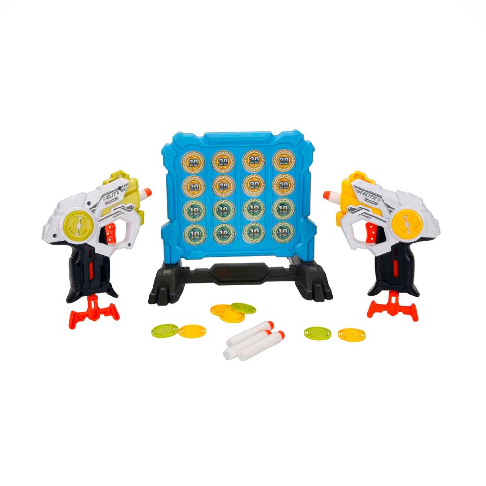 Set 2 pistoale cu 20 sageti si tinta, Zapp Toys