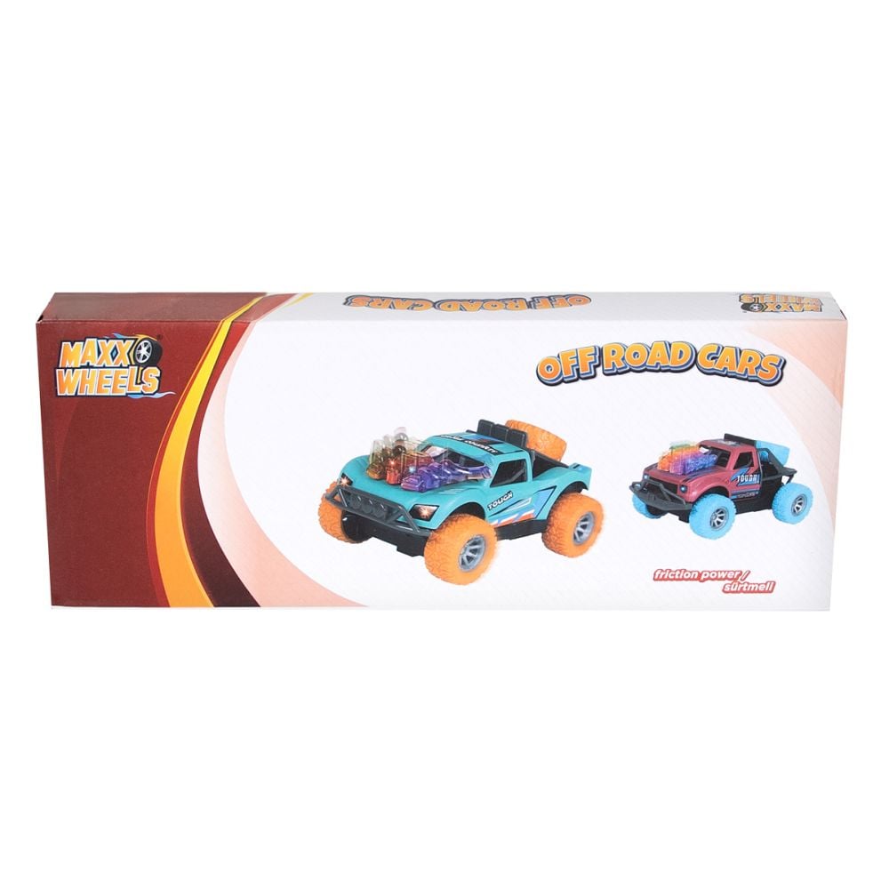 Set masinute cu lumini si sunete, Maxx Wheels, Off Road