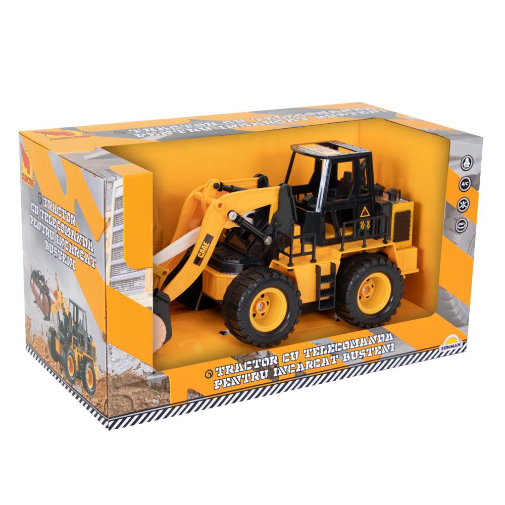 Tractor cu telecomanda pentru incarcat busteni, Suncon, 1:24