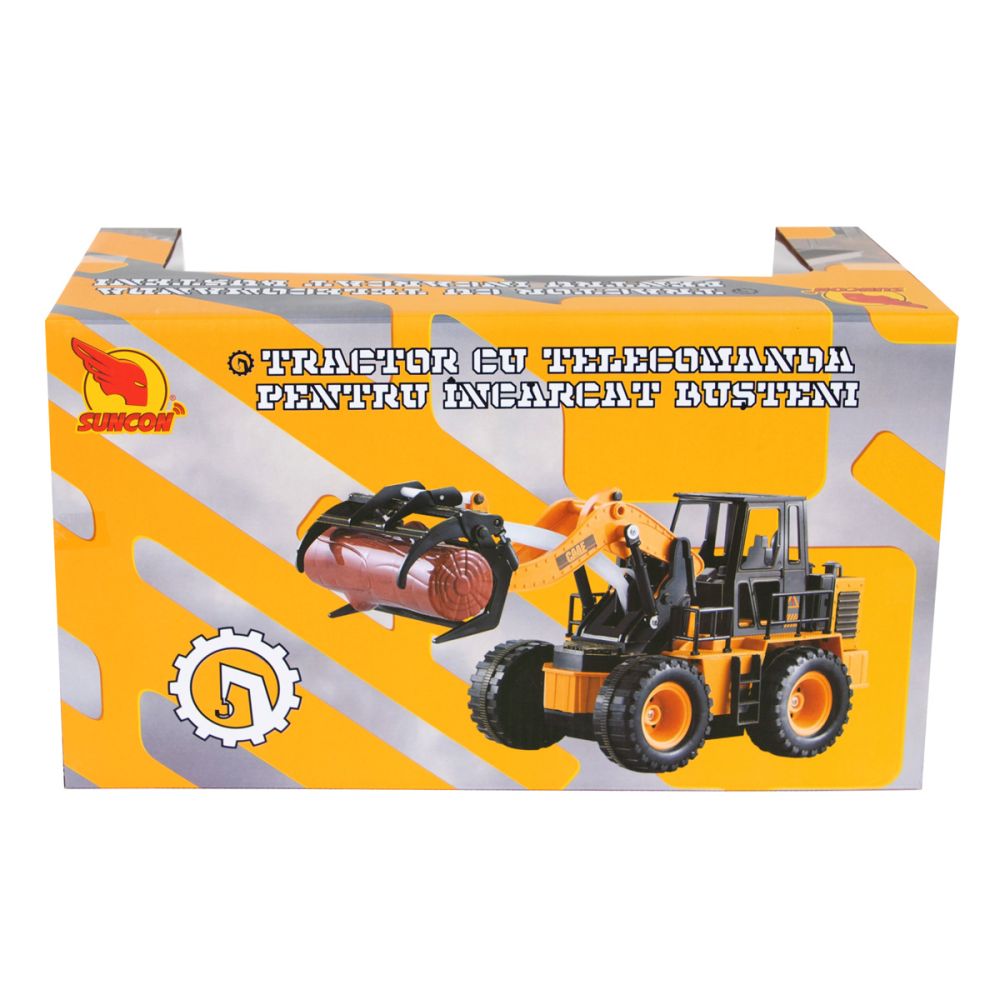 Tractor cu telecomanda pentru incarcat busteni, Suncon, 1:24