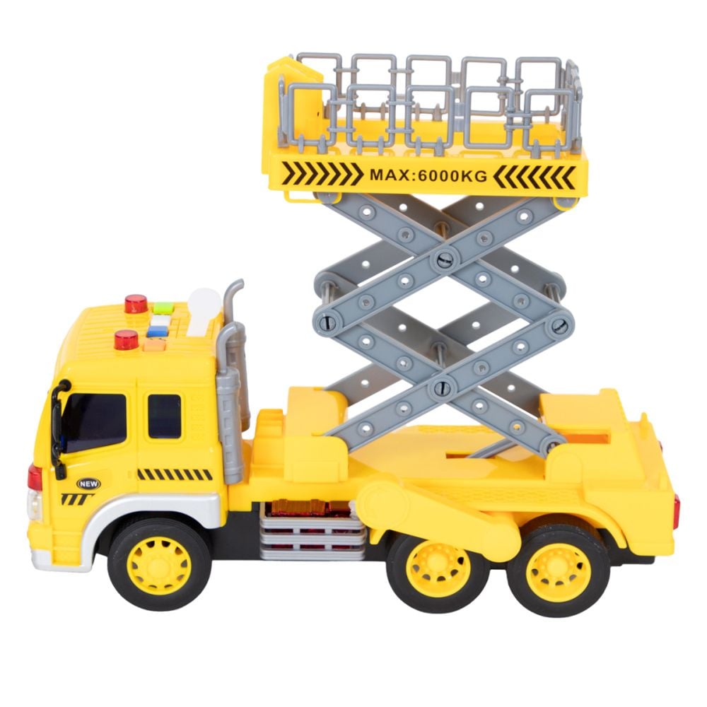 Camion cu scara mecanica, Maxx Wheels, 1:16