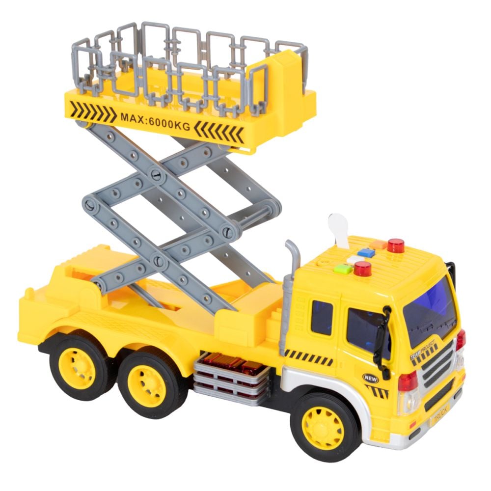 Camion cu scara mecanica, Maxx Wheels, 1:16
